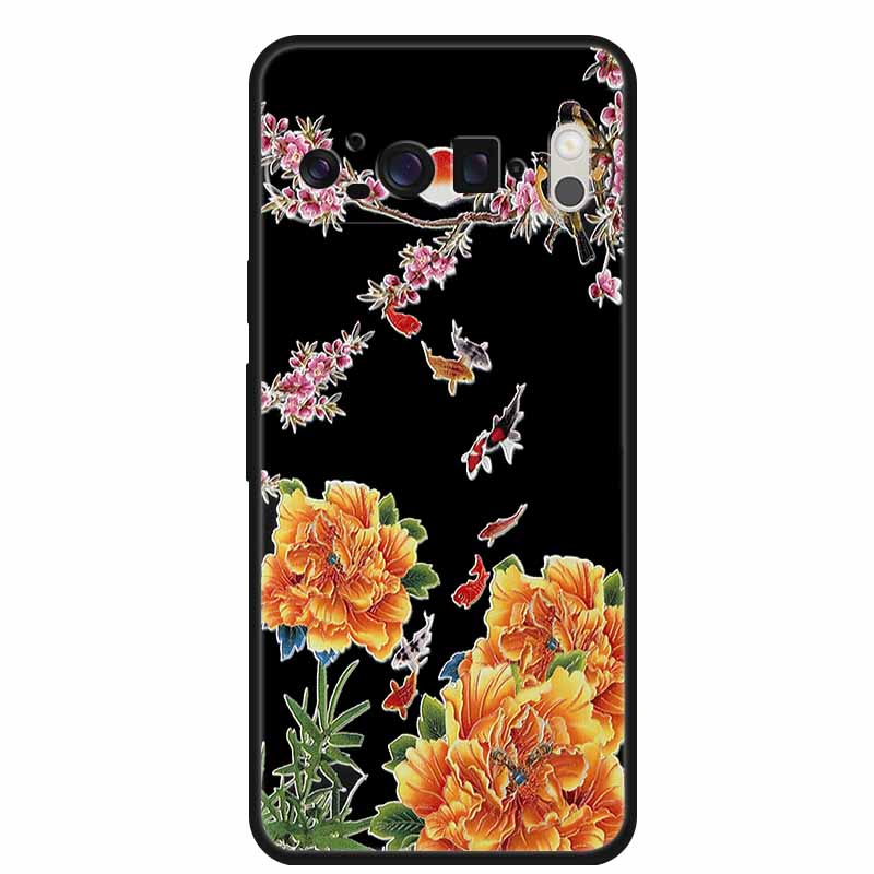 3D Emboss Cover For Google Pixel 9 Pro XL / Pixel 9 Pro / Pixel 9 Case Flower Relief Soft Silicone Cover For for Google Pixel 9