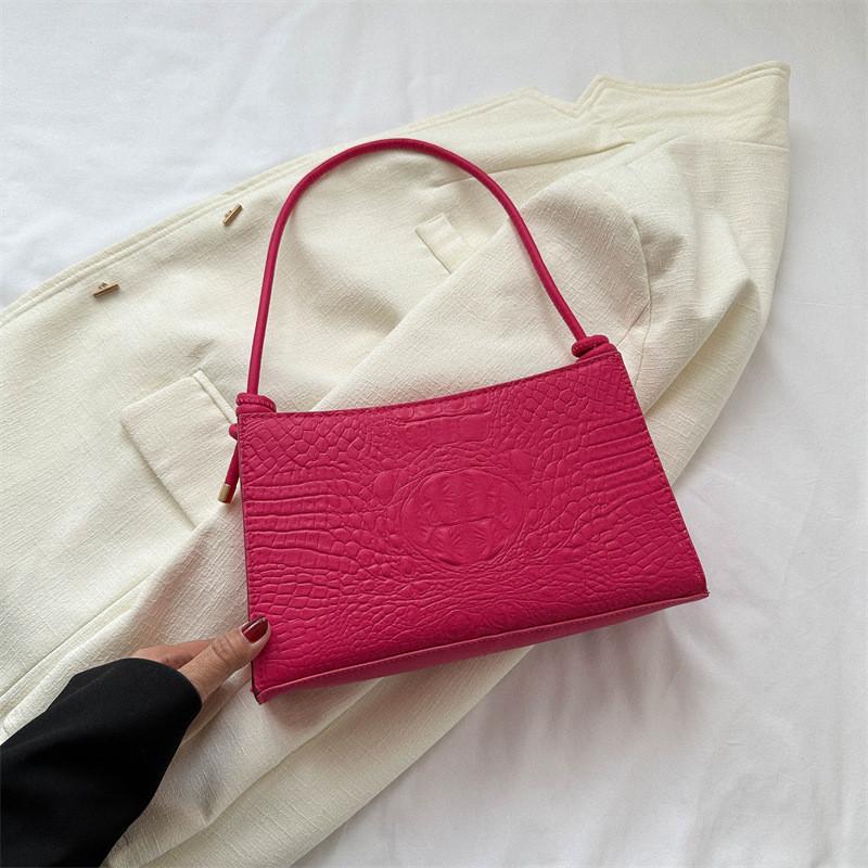 Elegant Green Mini Shoulder Bag For Women Modern Simple Design Perfect For Fall розовый