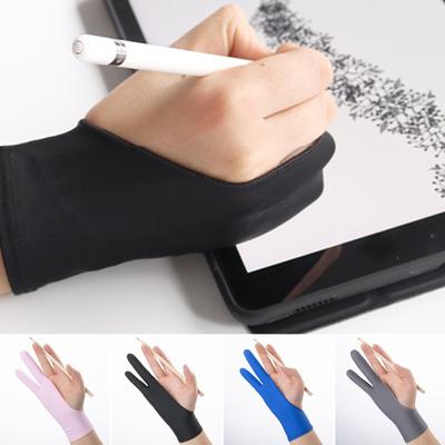 1 st artist ritningshandske Stretchy Förhindra röra fast sömmar Penna Grafik Anti-mistouch handskar för kontor