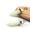 Collana Pendente Esagonale a Doppia Punta di Ametista per Yoga e Guarigione