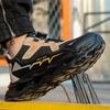 Drehknopf Arbeitsschuhe Herren atmungsaktive Sicherheitsschuhe Verbundkappe Schutzschuhe Arbeitssneaker Durchtrittsichere Herrenstiefel
