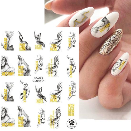 Transfer de unghii Multifuncțional Efect de lungă durată Autocolante atractive de artă bună DIY Artizanat manual Accesorii Cadou de aniversare