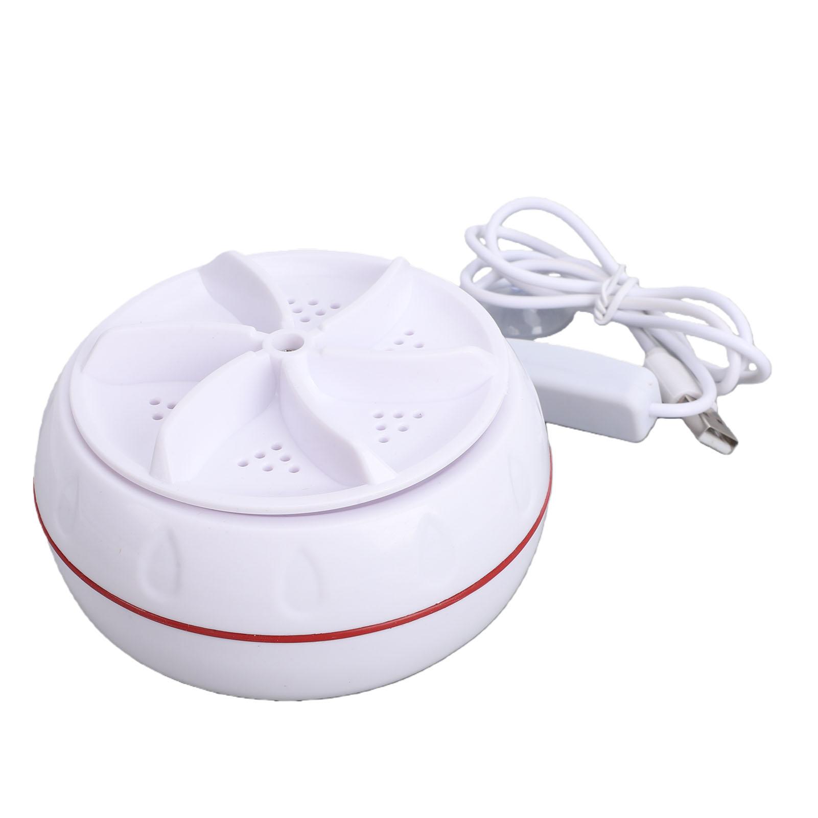 Mini Portable Washing Machine USB Powered Turbine Washing Machine for Travel Camping Dorm Home Use