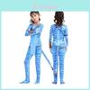 Avatar Cosplay-dräkt För Barn Och Vuxna Med Polyestertyg För Scenframträdande