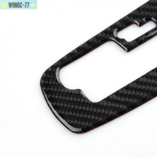 Carbon Fiber Console Gear Shift Interior Cover Trim For 09-15 Chevrolet Cruze