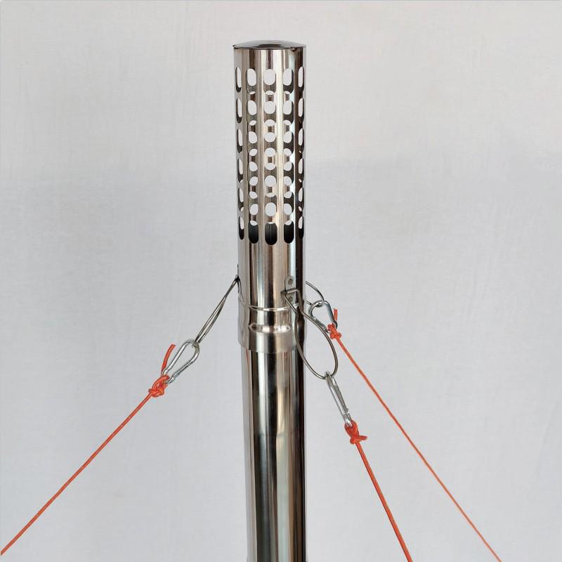 Stainless Steel Outdoor Wood Stove Chimney Elbow for Ventilation and Heating