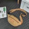 Women Canvas Bag Small Chest Bag Student Sports Waist Bag Men's Mobile Phone Bag