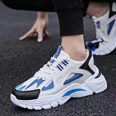 Scarpe sportive da uomo, scarpe casual da corsa, scarpe in rete traspirante, scarpe da passeggio, scarpe da basket, scarpe con suola spessa e altezza rialzata