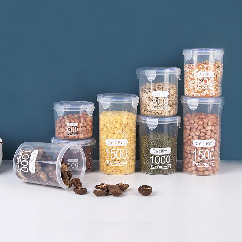 Luftdichte Küchengläser zur Aufbewahrung von Müsli, Snacks und Reis