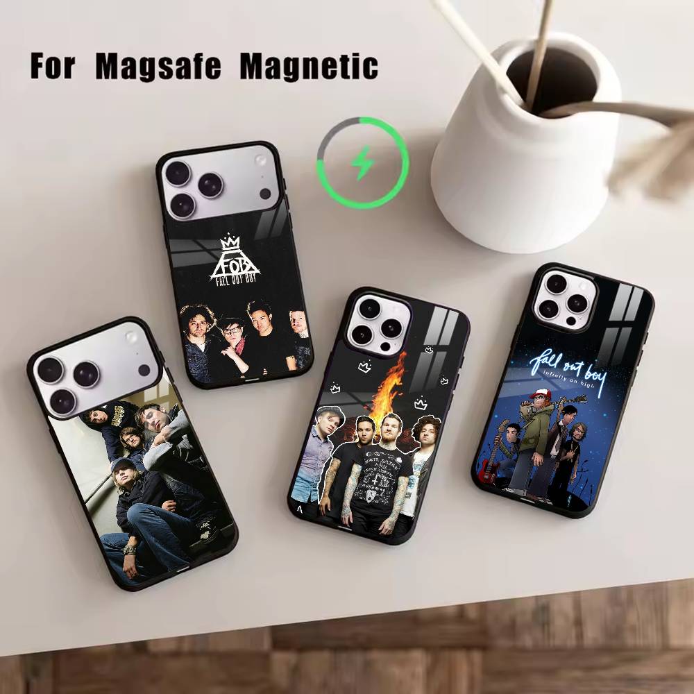 Boy-Fall Out Boy Phone Case For iPhone17,16,15,14,13,12,11 Plus,Pro Magnetic For Magsafe Wireless Charging
