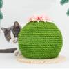 Sisal-Strickball, Katzenspielzeug, Tumbler, zum Fangen von Katzen, Minzball für Haustiere