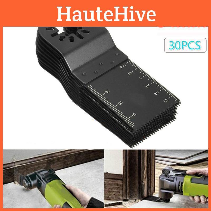 Premium 30pcs Straight Scale Oscillating Multi Tool Saw Blade Set For Fein Multimaster With High Carbon Steel Durability