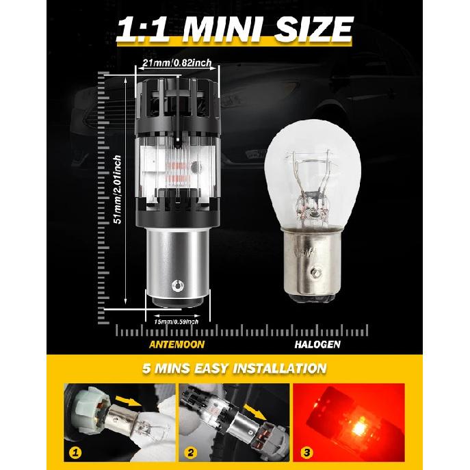 2pcs 1157 BAY15D P21/5W Canbus Led Car Lights Plug and Play Day Light Turn Signal Error Free No Hyper Flash For Hyundai i40 i10