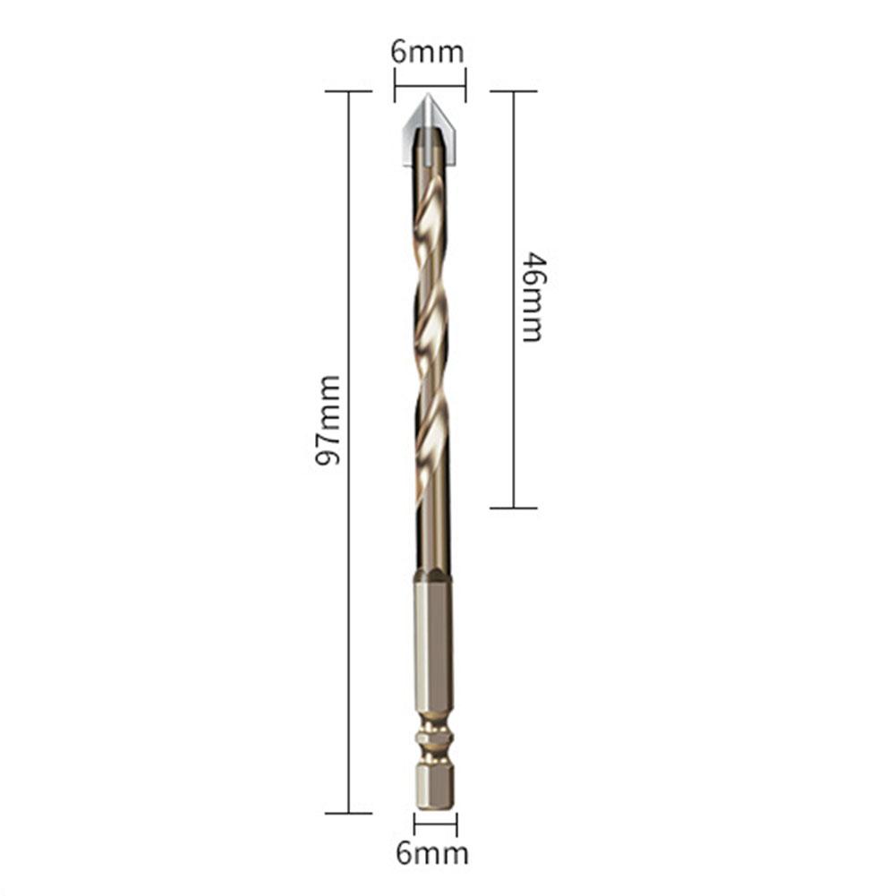 Carbide Bit Drill Bit Home Wear Resistance Wood Plastic Hole 4 Optional Specifications Easy To Use Aluminum Alloy