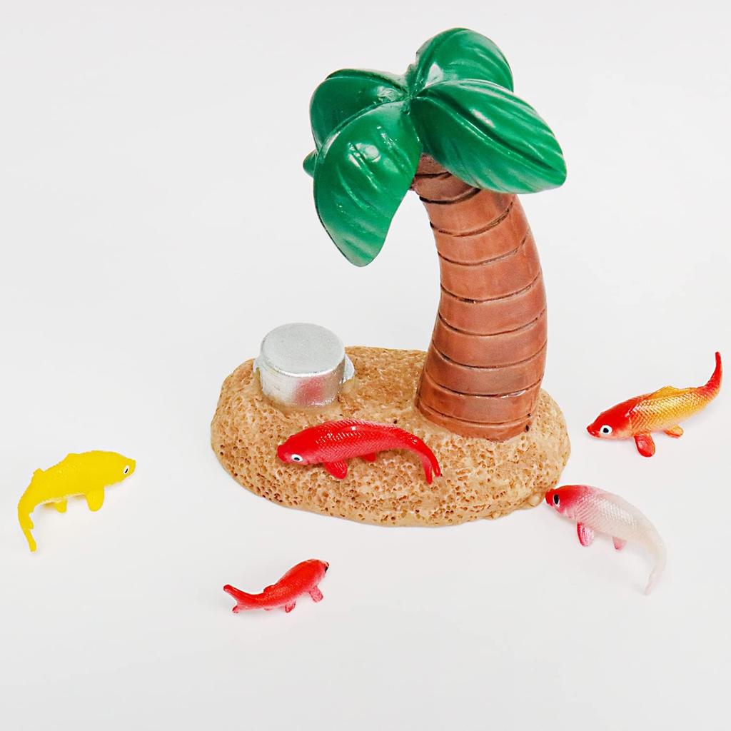 X Hot Popcorn 40Pcs Mini Koi Fish Mini Goldfish Figurines Miniature Koi Fish Tiny Fish Fairy Garden Supplies