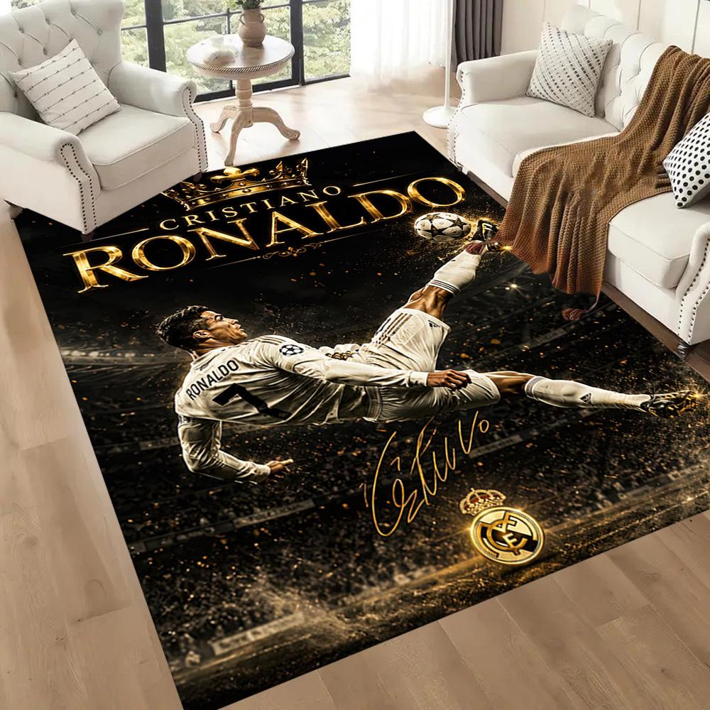 Cr7 Speed Power Legend Square Rugs Are a Great Choice for Living Rooms, Bedrooms, Home Décor, and As Gifts.
