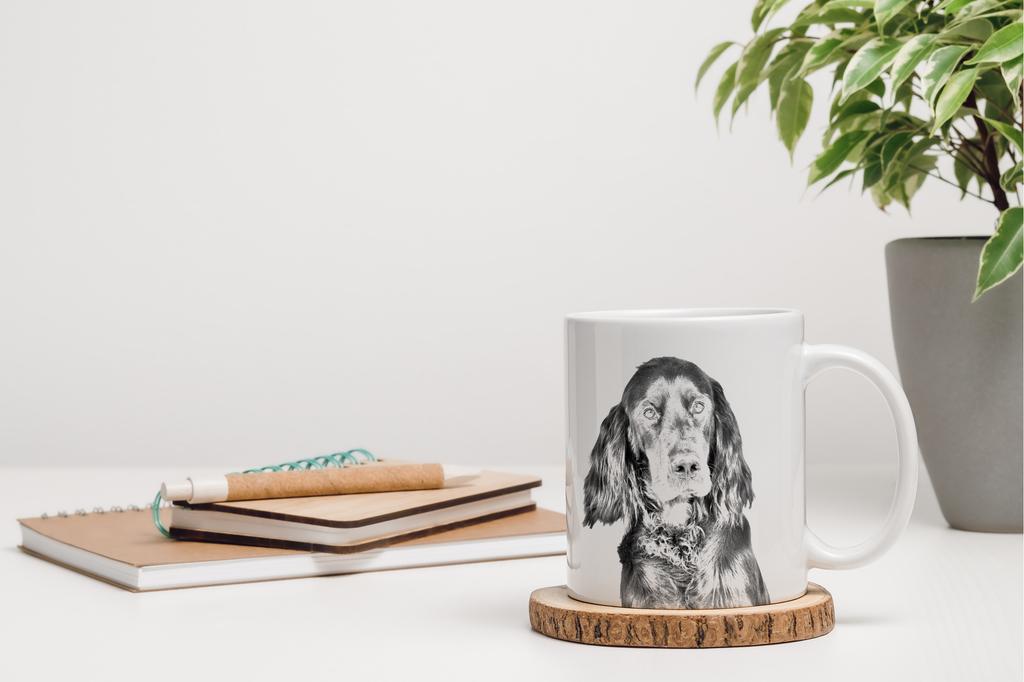 Gordon Setter - Cup with a Dog, Cute Cup with Graphics, a Gift with Your Photo from the Art-Dog Brand
