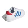 adidas Neo Breaknet Synthetic Leather Abrasion Resistant Abrasion Resistant Low Top Skateboard Shoes White Blue Kids' GW2890