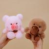 Table with Fragrant Pier Pier Pier Panda Duck Pink Pig Doll Plush Toy Soft Cute Animal Doll Grab Machine Doll