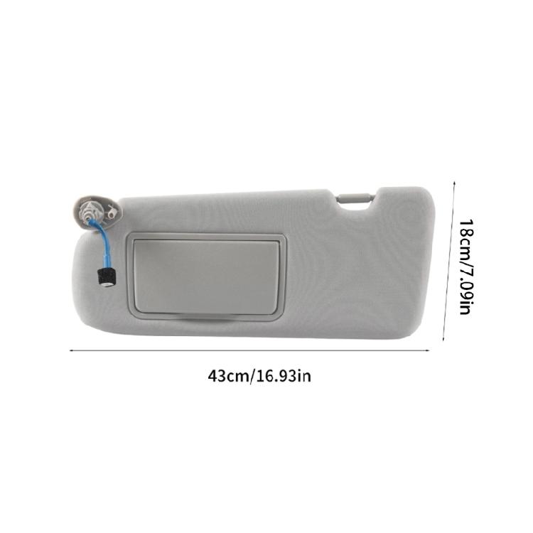 Vehicles Heat Resistant Sun Visors Assembly Driver Side Sunshade Replace 83280-TLA-A12ZB Direct Fit UV Rays Protection