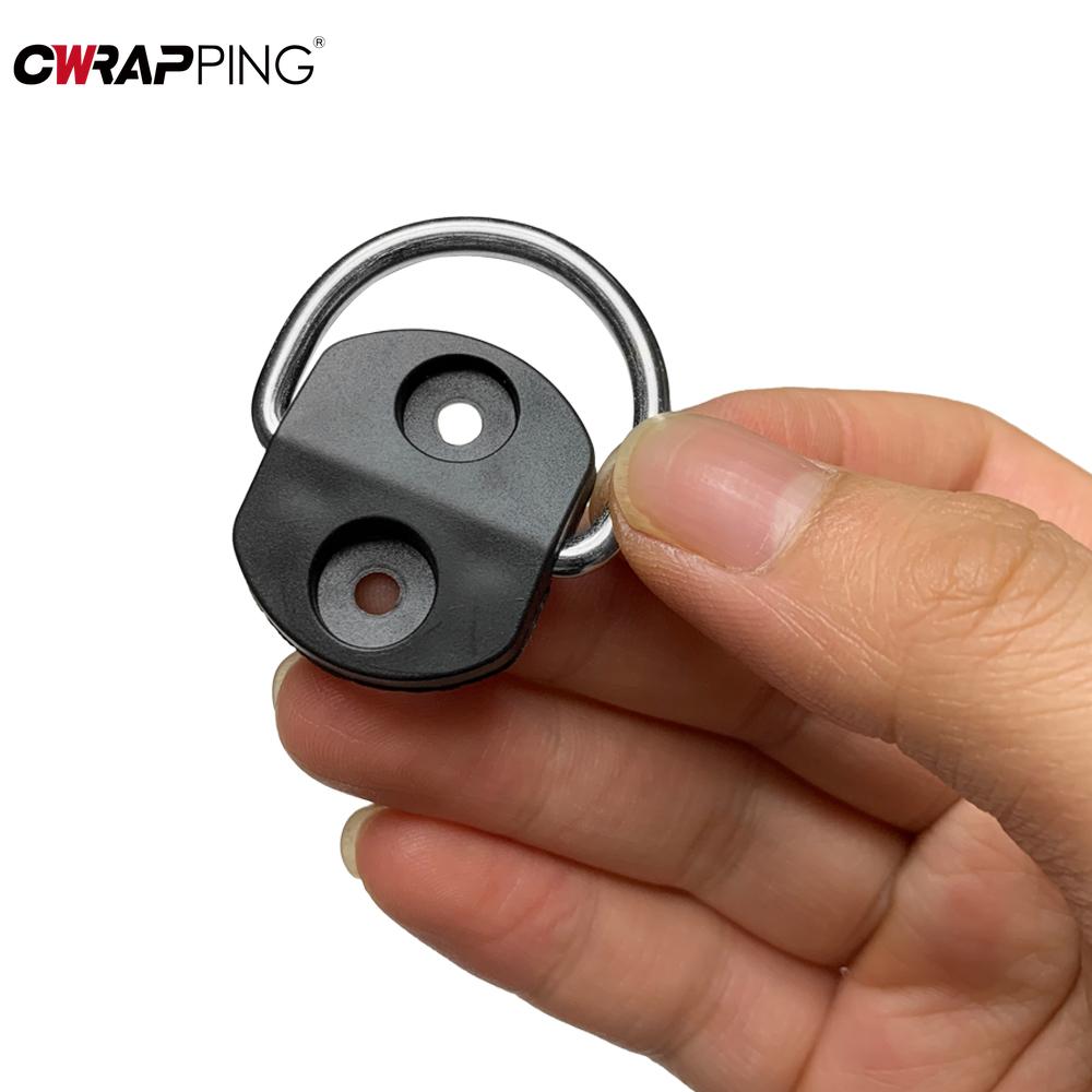 4 Stück Auto Kofferraum Modifikationswerkzeug D-Ring Schnalle Gepäckorganisation und Aufbewahrung Feste Fachnetz Haken Schnalle Zubehör