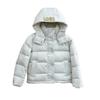 High version Lulu Lulu five-grid down jacket white duck down thickened cloud three-grid bubble warm jacket