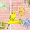 Interactive Spinning Wheel Colorful Parrot Toys For Small Birds Chewing Exercise Cage Accessories With Rotating Rattle