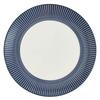 Imported Geo Blue Pinstripe 1079123 [Authentic Product] Plate, 24cm, Blue,