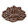 Indian Hand Carved Wooden Textile Floral Stamps Wood Printing Decorative