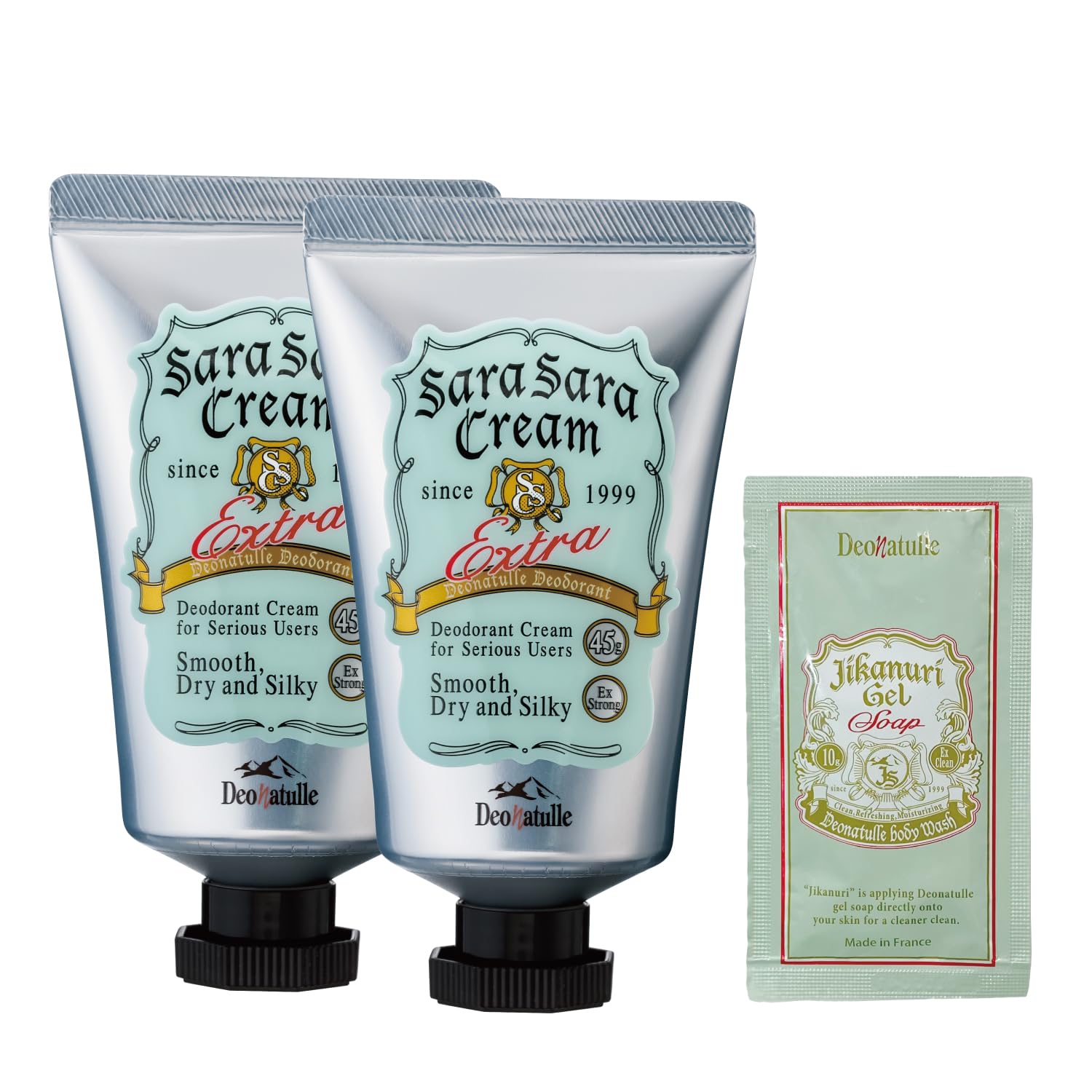 

Deonatulle Smooth Cream для прямого антиперспиранта x 2 x Бонус 2 Бонус 4 в ассортименте [Квази-лекарственный препарат] Подмышки, Применение, (45г 2) + 2) +