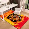 Spanien FC Wappen Bedruckter Teppich für Büro, Stuhlunterlage, Dekorativer Teppich Bodenmatte, Große Größe Fan Geschenke Weihnachtsgeschenke