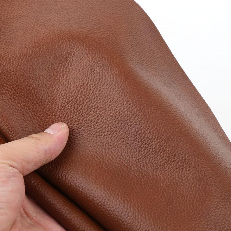 1.2mm dual color brown top layer cowhide leather material, leather soft bag, bedside sofa seat repair leather fabric