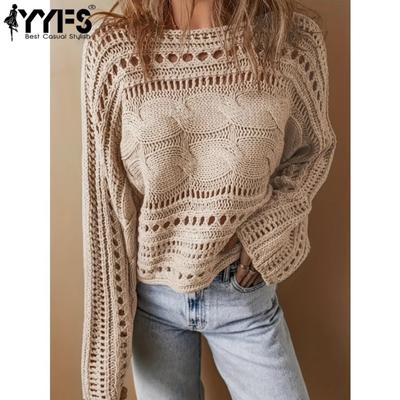 Camicette e camicie con scollo a maniche lunghe con stampa tinta unita primavera autunno moda casual da donna