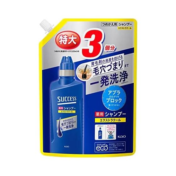 [Большая емкость] Success Medicated Shampoo Extra Cool Refill 960 мл [Квази-лекарство] Запах масла и воска Однократная очистка