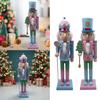 Christmas Nutcracker Collectibles Tabletop Ornament Christmas Nutcracker Figures Christmas Decor for Home Parties Festival Table