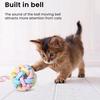 Dog Chew Ball Colorful Intertwined Ball with Bell Rubber Interactive Wiggle Ball Pet Chew Toy To Relieve Boredom And Clean Teeth for Dogs Cats