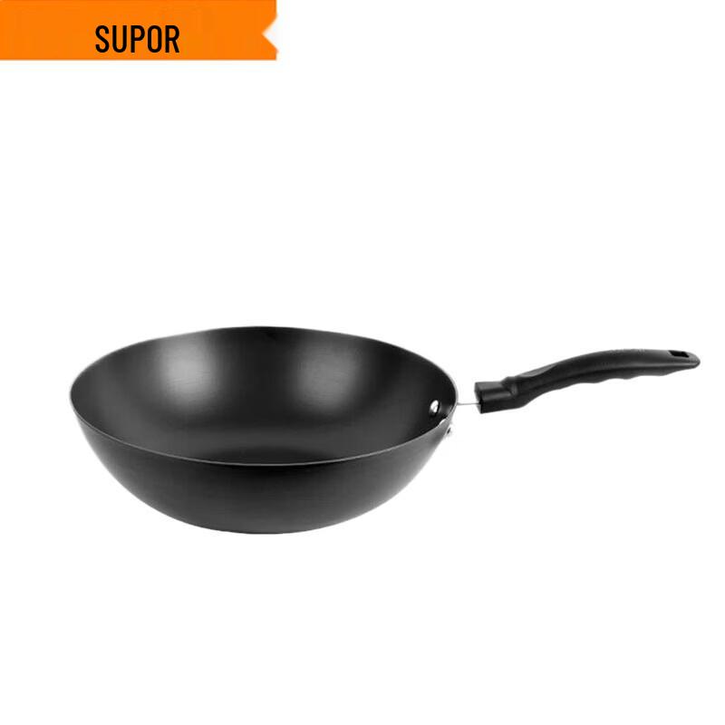 SUPOR Traditional Cast Iron Non-Coated Wok