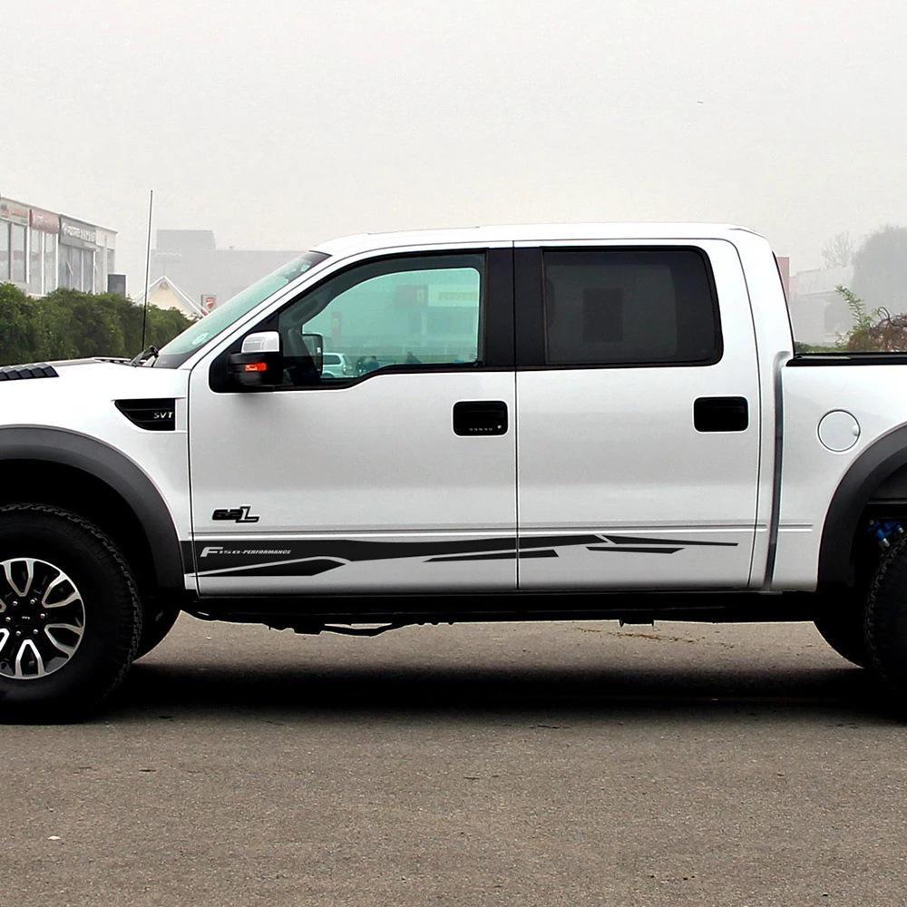 Ford F-150 Raptor Body Side Skirt Decals & Car Modification Stickers