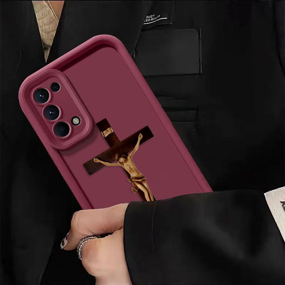 Christian Jesus The Cross Cover Phone Case For Redmi NOTE 13 14 8 9 9S 10 10S 11 11S 11T 12 PRO PLUS TPU Case DIY Shell Funda