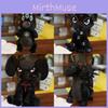 Dark Stufffed Plush Toy Black Elephant Hydra Figure Three Eyed Dolls Rabbit