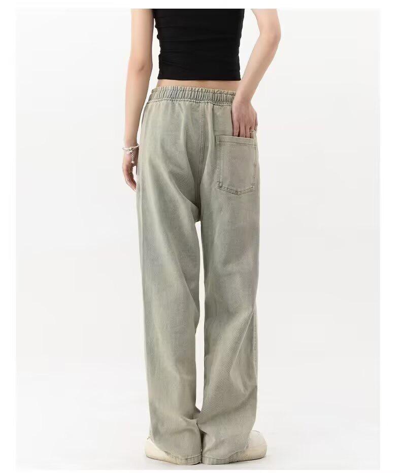 Unisex Thin Elastic Denim Jeans