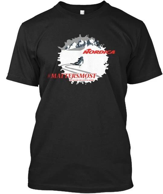 

#mattersmost by Nordica & MAPtoSNOW Tee 100% Cotton T-shirt Mens Tees Top Made in the USA T-Shirt Tee Top Unisex L