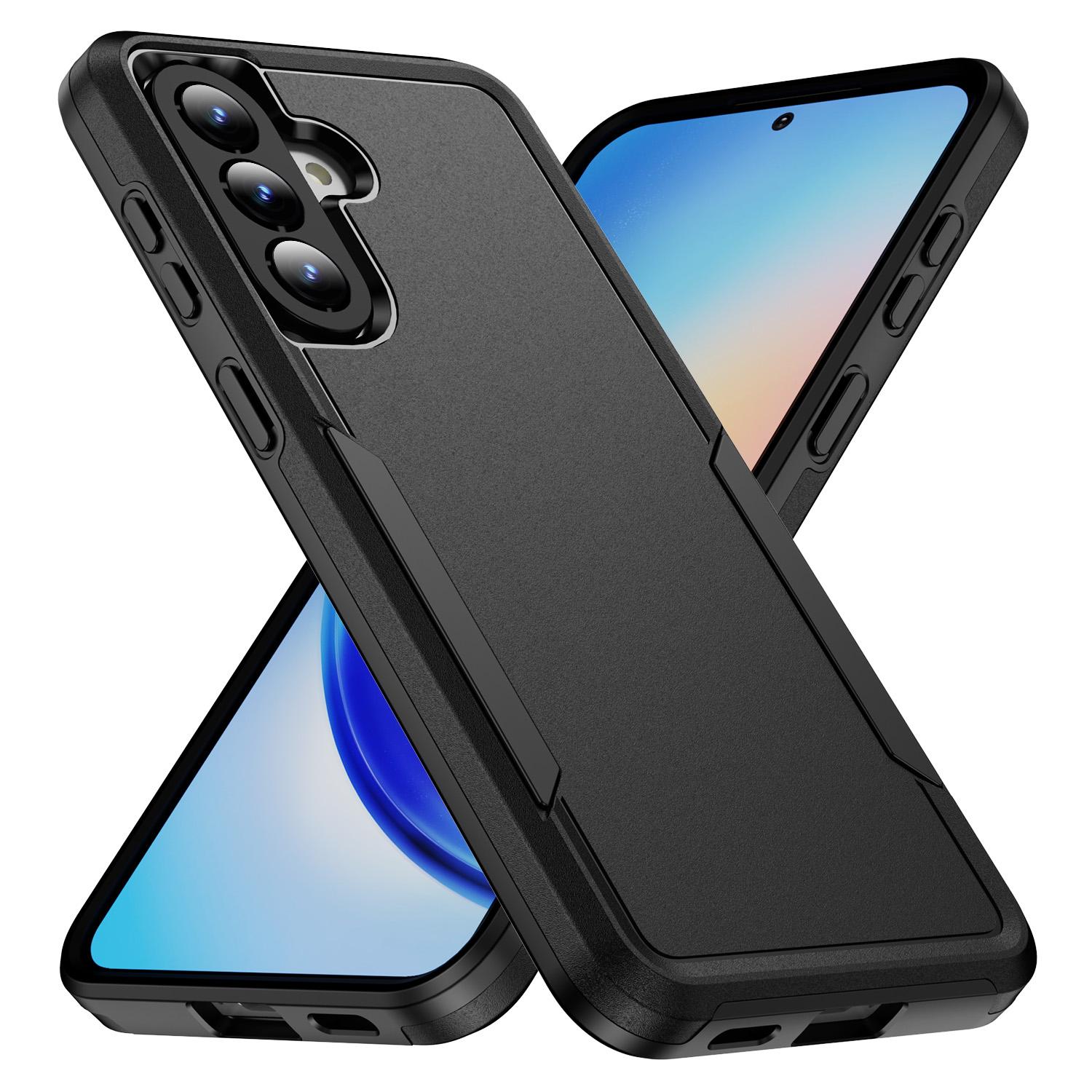 

Защитный чехол Прочный чехол для Samsung Galaxy A57 5G S26 Ultra A17 A37 A56 A55 A54 A16 A15 A14 A36 A35 S24 FE S25 S26 Plus Galaxy S24+ чёрный
