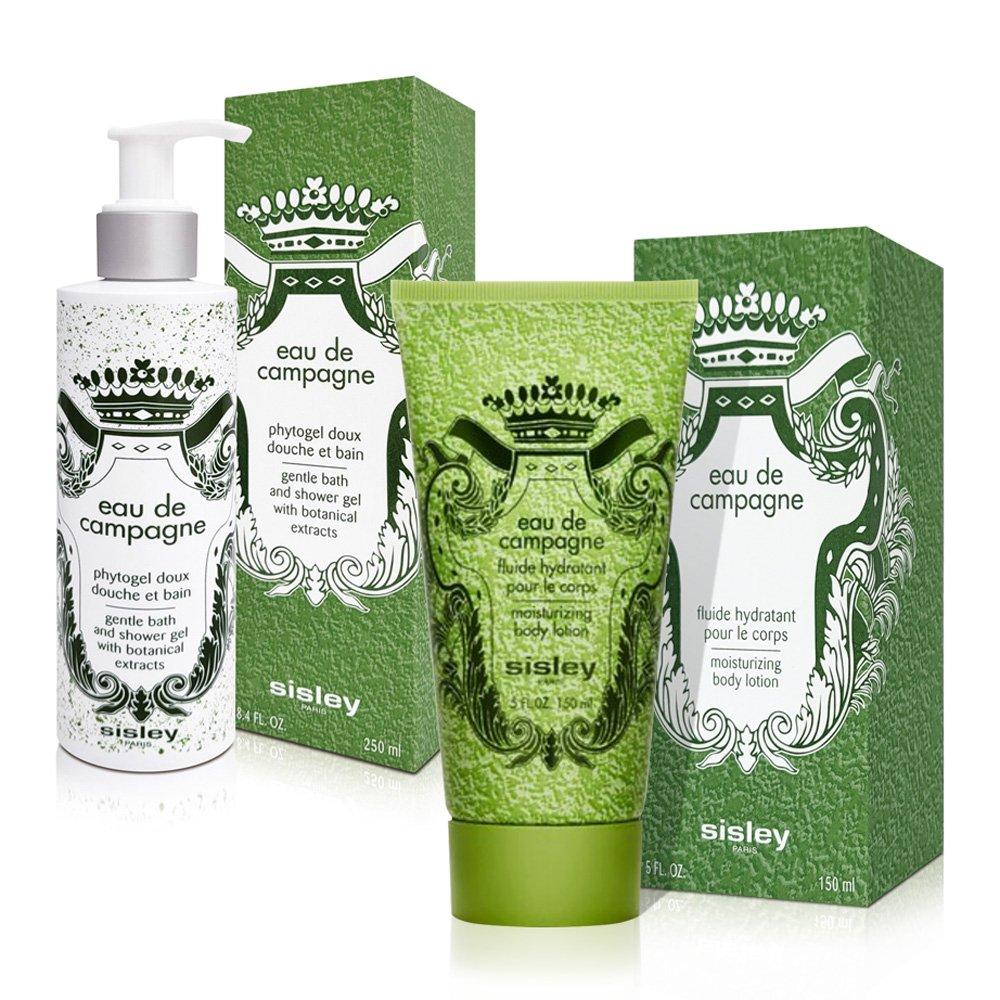 Sisley Eau de Campagne Moisturizing Body Care Bath & Shower Gel 250ml + Body Lotion 150ml
