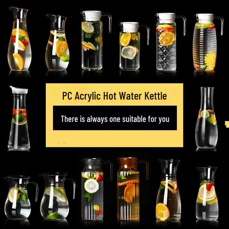 JingJingRSPC Acrylic Striped Cold Water Pitcher