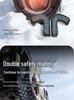 3C Certified Motorcycle Half Helmet with Tail Spoiler - All-Season Electric Bike Safety Helmet