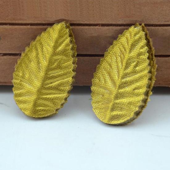 100Pcs Fake Leaf Realistic Vivid Fadeless DIY Fresh-keeping Xma Style Simulation Leaf Home Decor