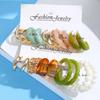 European and American hot-selling simple and exaggerated high-end earrings, earrings set 1 pair of retro alloy ear jewelry