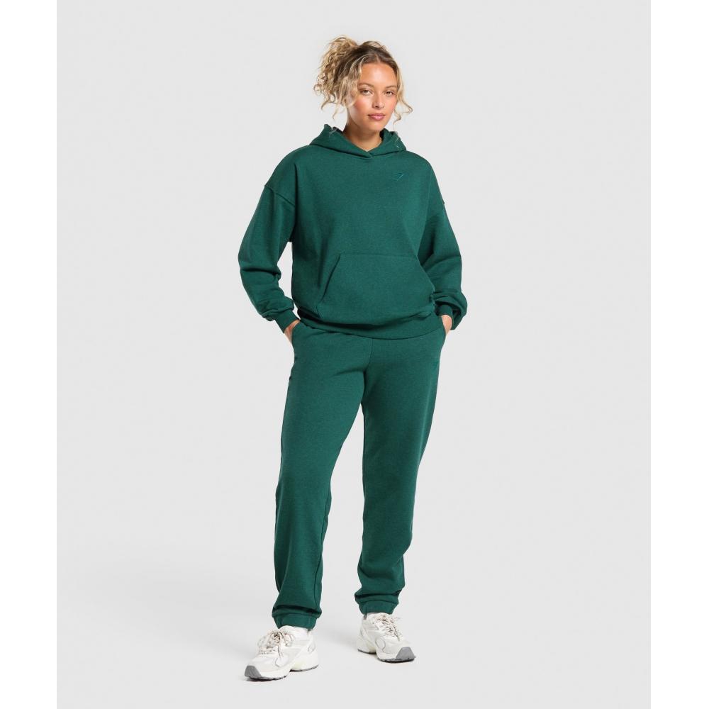 Gymshark Rest Day Sweats Hoodie Bros Bold Teal Marl B2a7p Tbrq
