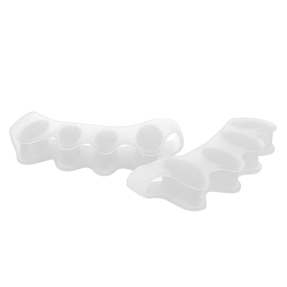1Pair Silicone Toe Protector Finger Toe Separator Bunion Corrector Foot Stretchers Straightener Protector Pain Relief Foot Care
